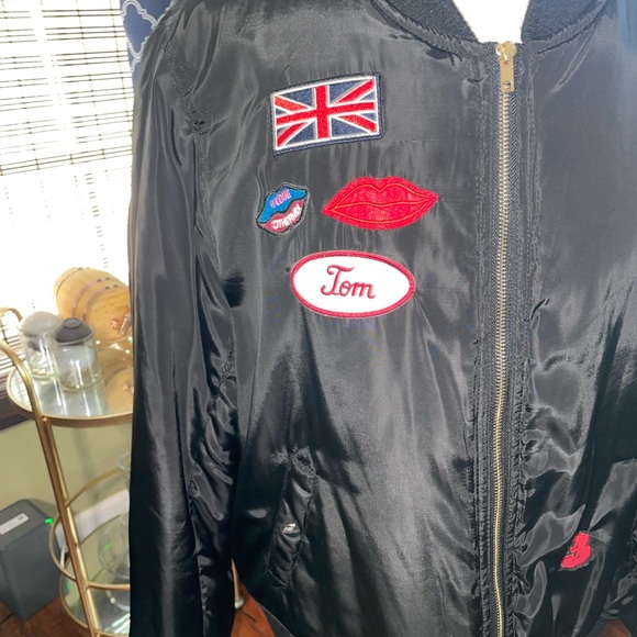 Plus Size Bomber Jacket - Picture 2 of 8